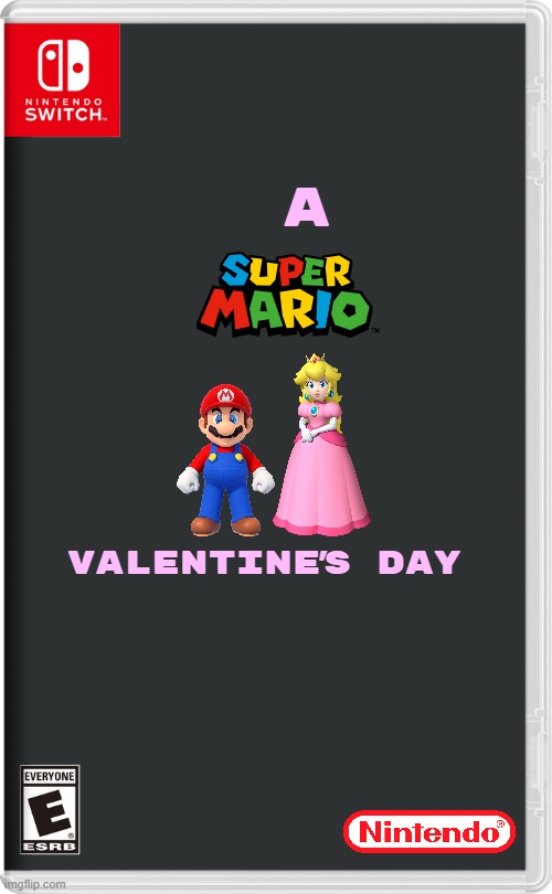 if nintendo made valentine's day related games volume 2 | A; VALENTINE'S DAY | image tagged in nintendo switch,super mario bros,valentine's day,fake | made w/ Imgflip meme maker