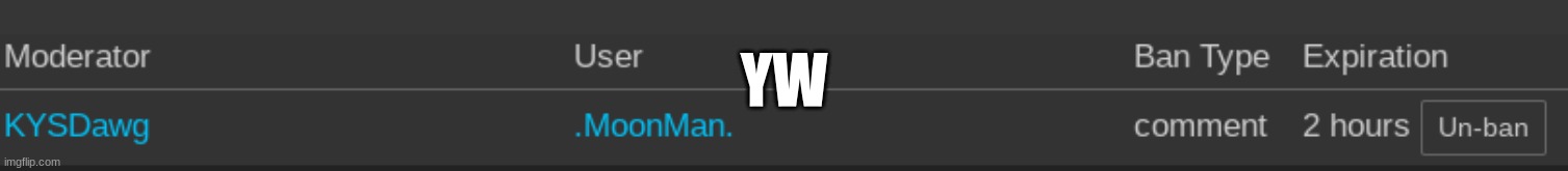 YW | made w/ Imgflip meme maker