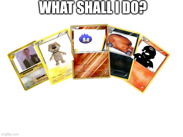 WHAT SHALL I DO? | image tagged in blank white template | made w/ Imgflip meme maker