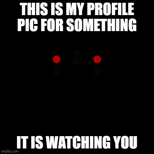 THIS IS MY PROFILE PIC FOR SOMETHING; IT IS WATCHING YOU | image tagged in fox | made w/ Imgflip meme maker