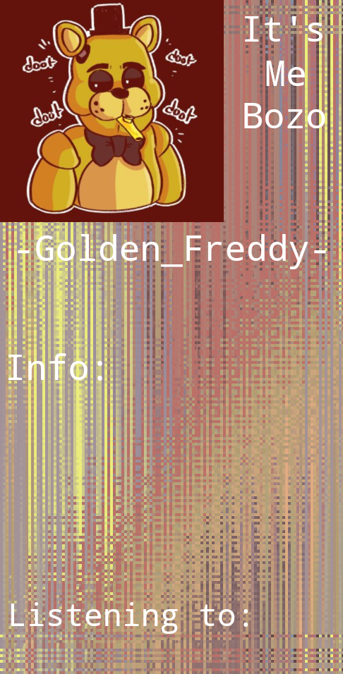 High Quality -Golden_Freddy- temp Blank Meme Template