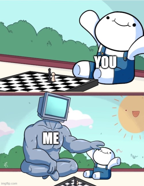 Boy beats computer | YOU ME | image tagged in boy beats computer | made w/ Imgflip meme maker