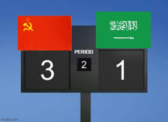 Score Ussr vs Saudi Arabia | made w/ Imgflip meme maker