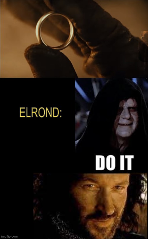 NO | image tagged in lotr | made w/ Imgflip meme maker