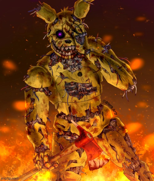 Springtrap | image tagged in springtrap | made w/ Imgflip meme maker