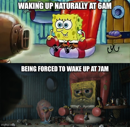 Sad Spongebob Watching Tv Imgflip