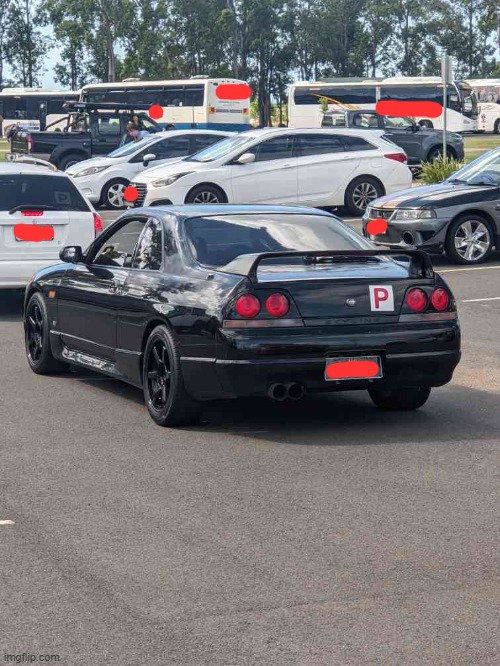 saw this at school today | image tagged in nissan skyline r33 | made w/ Imgflip meme maker