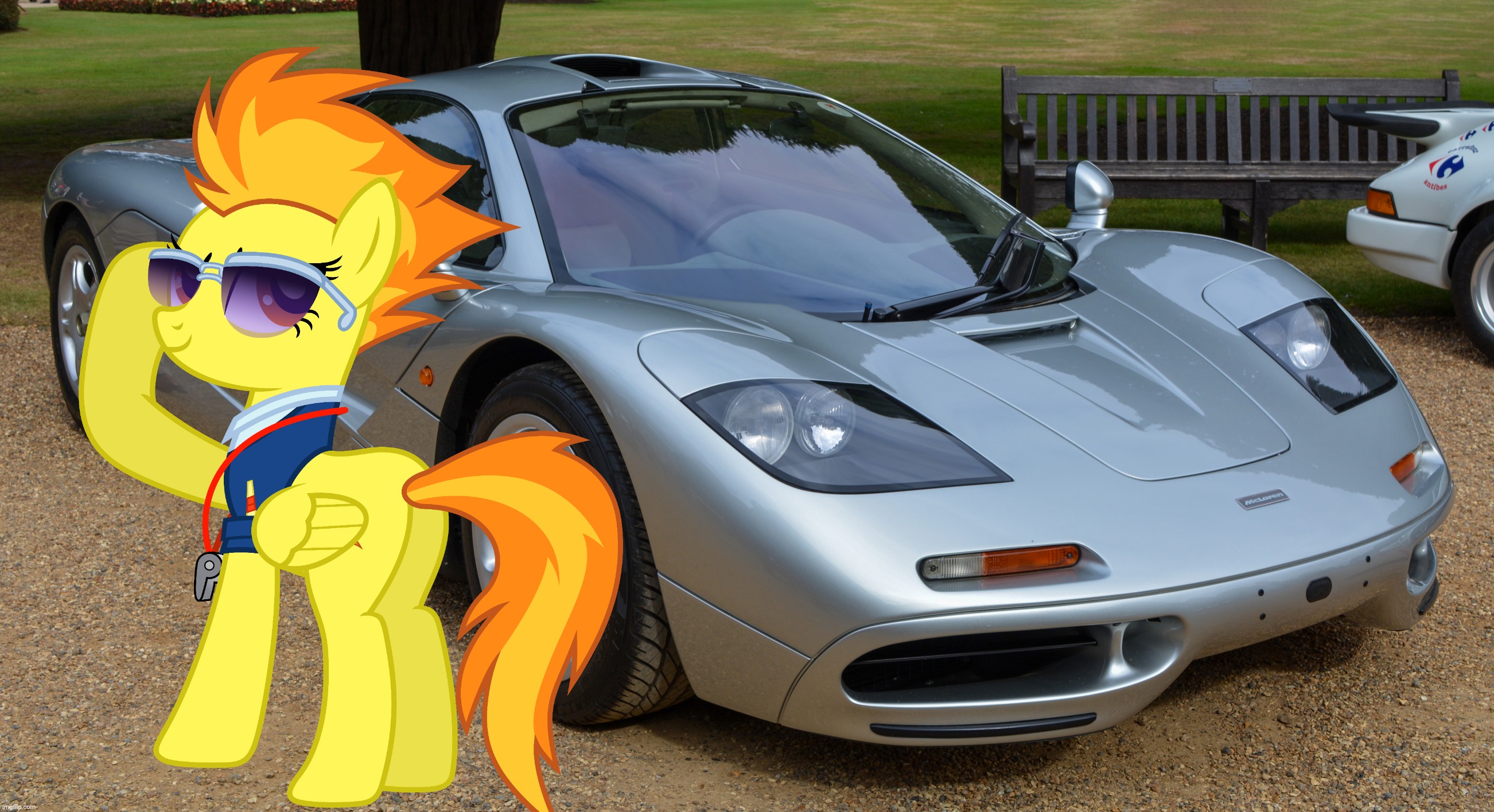Mclaren F1 | image tagged in mclaren f1,spitfire,cars,my little pony,real life | made w/ Imgflip meme maker