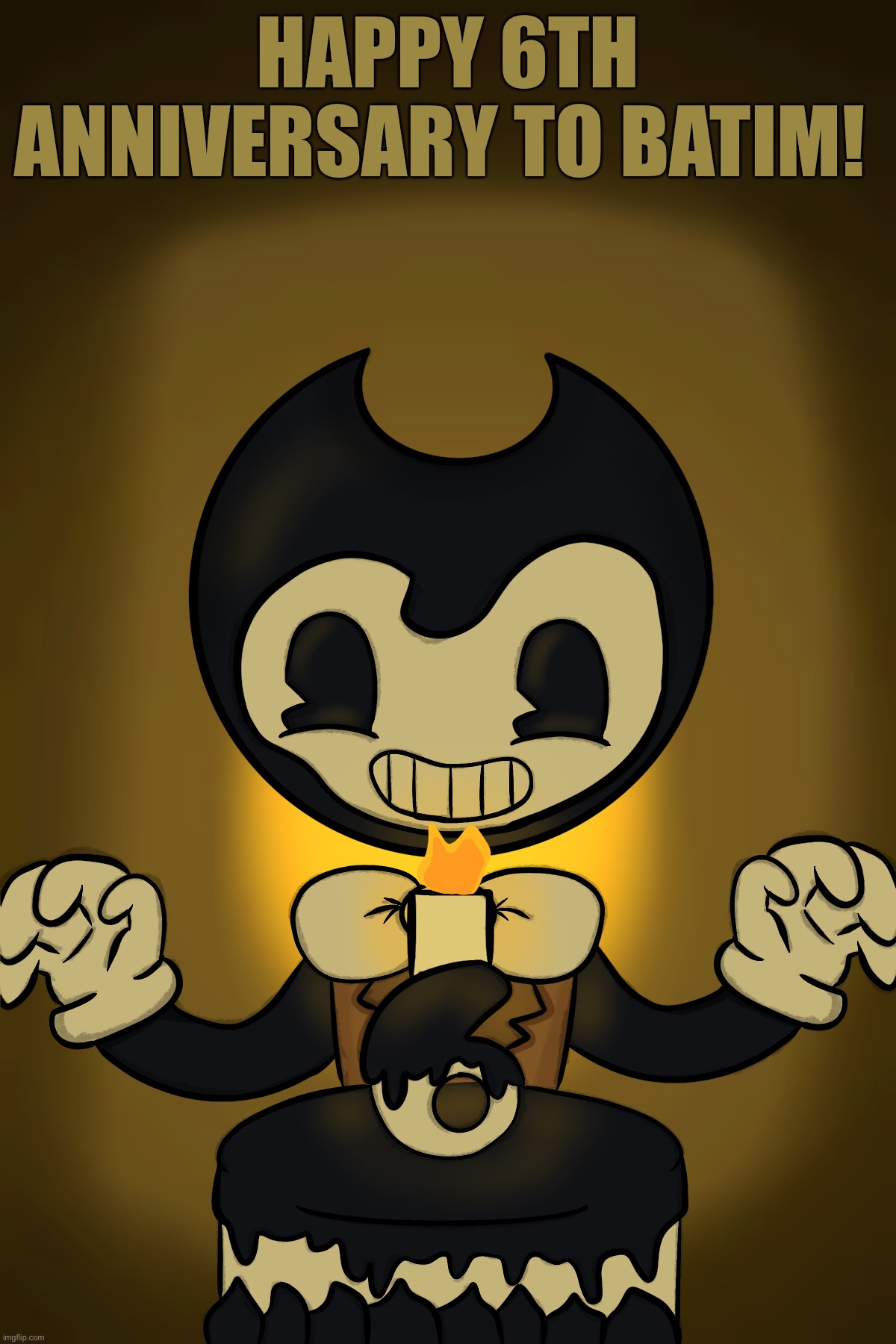 made this as a tribute to 6 years. | HAPPY 6TH ANNIVERSARY TO BATIM! | made w/ Imgflip meme maker