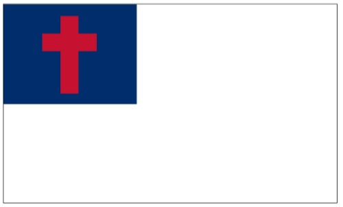 High Quality Christian Theocracy Party flag Blank Meme Template
