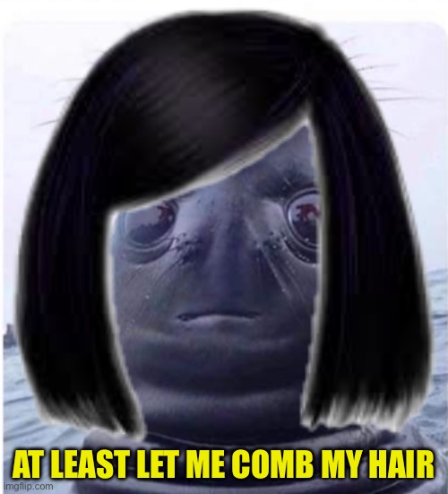 AT LEAST LET ME COMB MY HAIR | made w/ Imgflip meme maker
