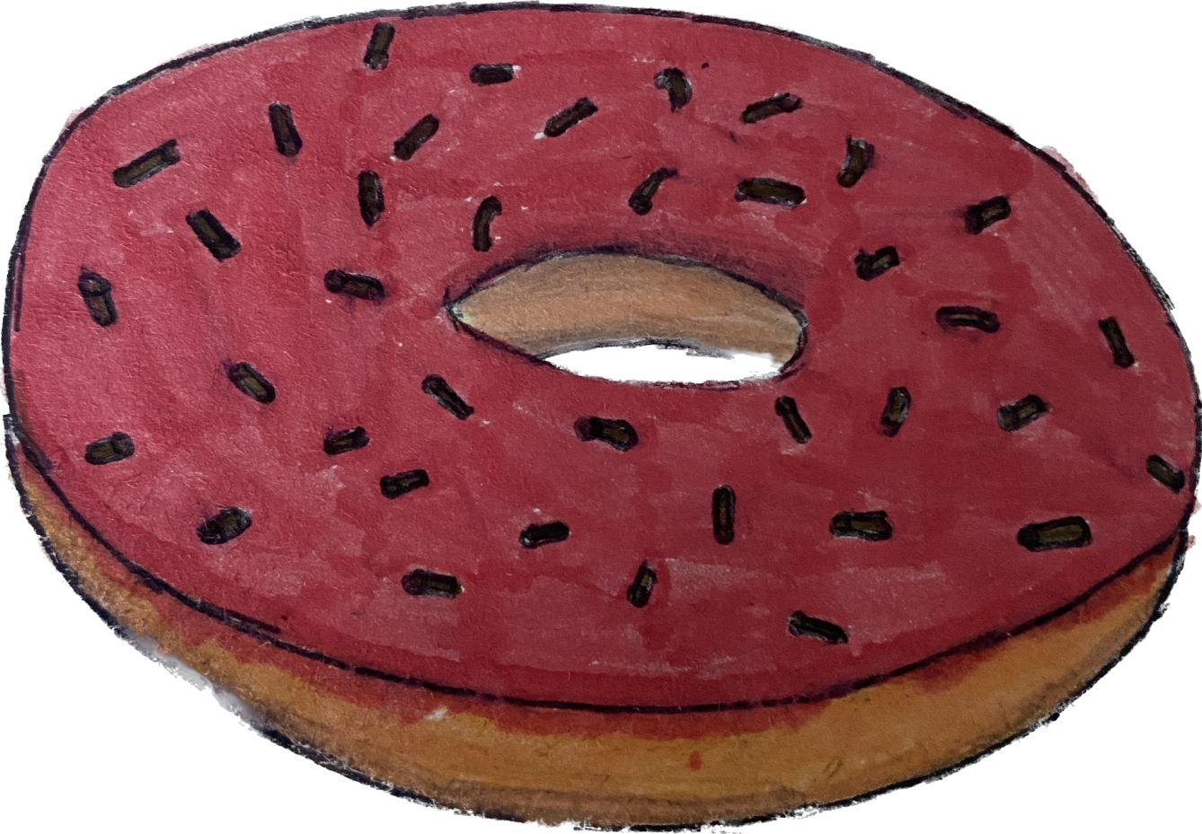 High Quality Donut drawing Blank Meme Template