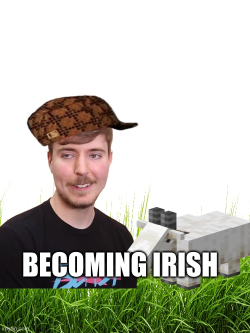 becoming irish | BECOMING IRISH | image tagged in memes | made w/ Imgflip meme maker