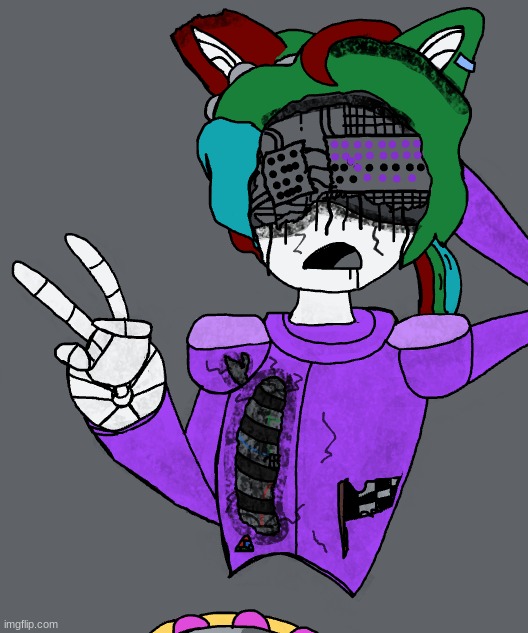 Ravaged Vesta (More info below) | image tagged in murder drones,smg4,spend the night,drawings | made w/ Imgflip meme maker
