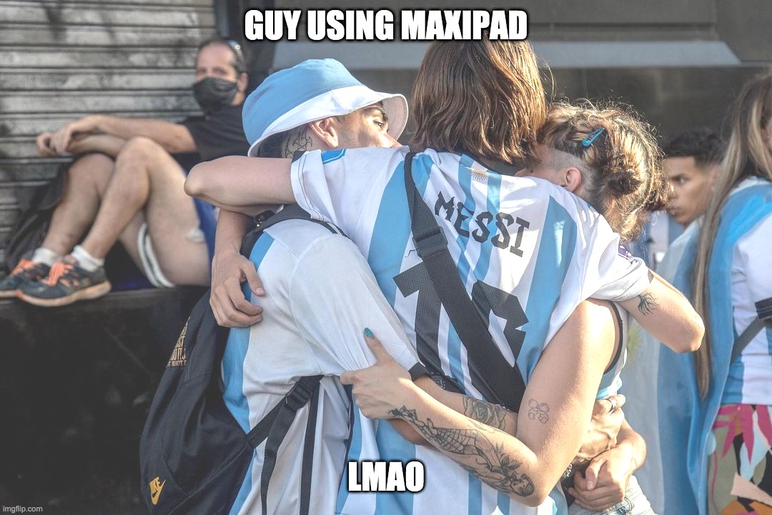 mangina using maxipad | GUY USING MAXIPAD; LMAO | image tagged in guy with maxipad,funny memes,lmao,walmart | made w/ Imgflip meme maker
