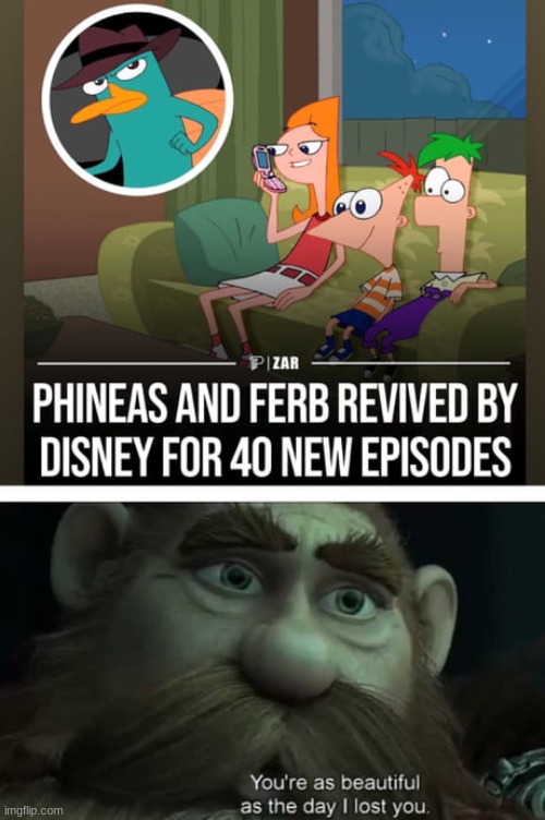 i am hyped | image tagged in phineas and ferb | made w/ Imgflip meme maker