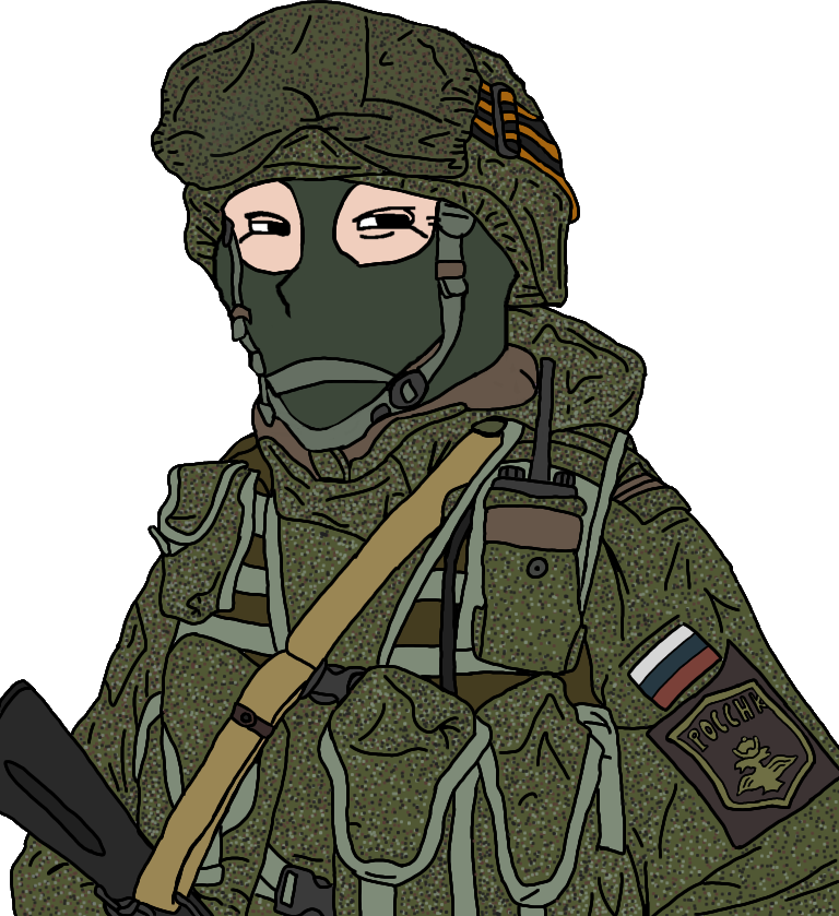 Russian soldier Blank Meme Template