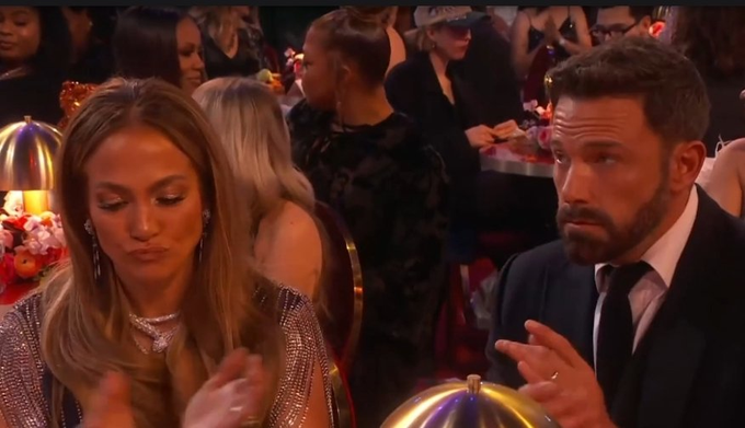 Ben Affleck and Jennifer Lopez 2023 Grammys Blank Meme Template