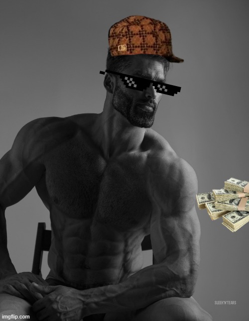 Giga Chad | image tagged in giga chad | made w/ Imgflip meme maker