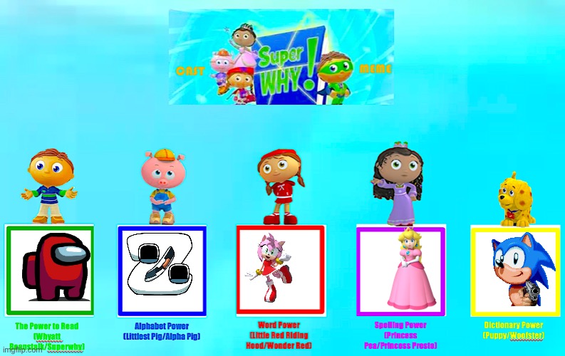 Super Why Recast | image tagged in super why | made w/ Imgflip meme maker