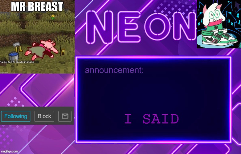Balls | I SAID | image tagged in balls | made w/ Imgflip meme maker
