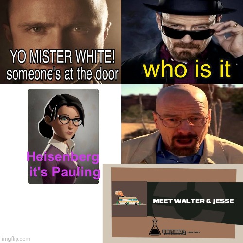 Breaking Bad & TF2 Crossover | image tagged in breaking bad,team fortress 2,funny | made w/ Imgflip meme maker