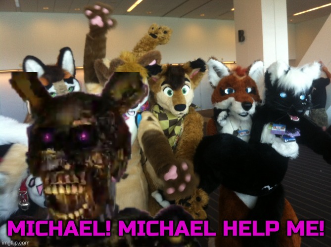 Thank you blacephalon for making the transparent image for me | MICHAEL! MICHAEL HELP ME! | made w/ Imgflip meme maker