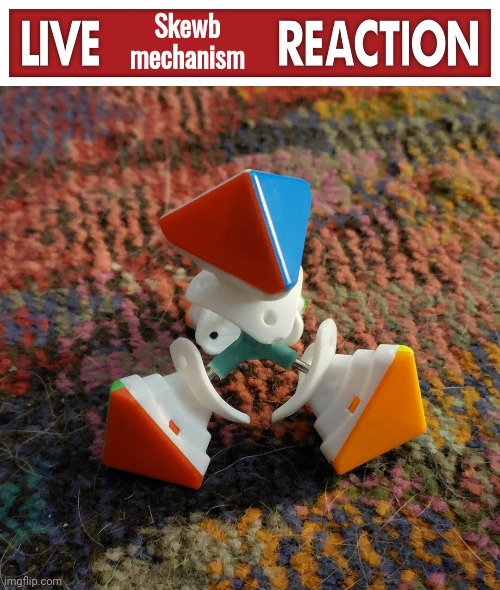 Skewb
mechanism | made w/ Imgflip meme maker