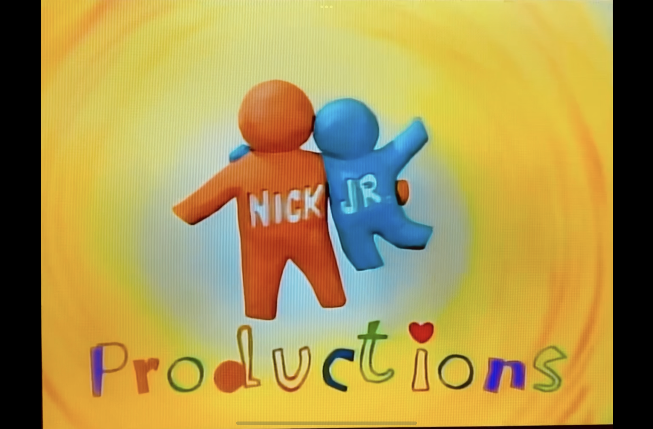 High Quality Nick Jr Productions logo Blank Meme Template