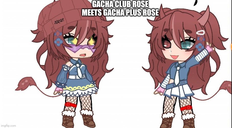 I made them in the new Gacha Plus mod :D - Imgflip