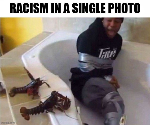 RACISM IN A SINGLE PHOTO | made w/ Imgflip meme maker