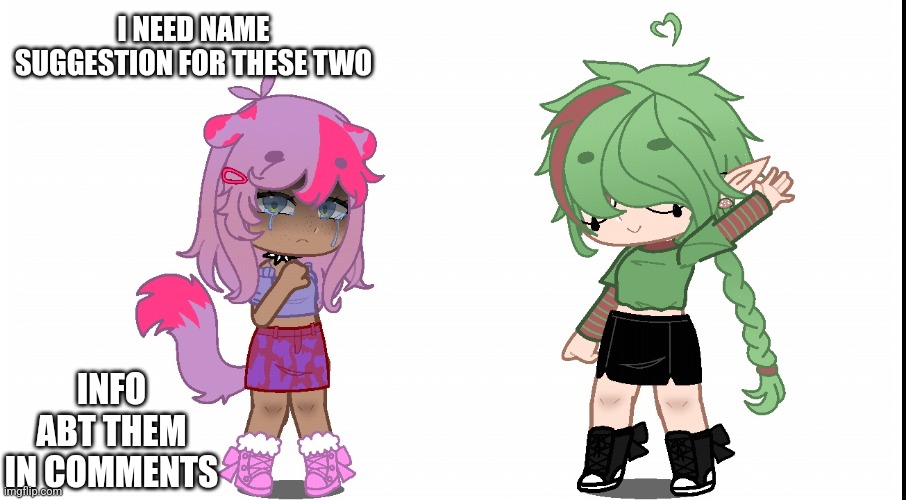 I made them in the new Gacha Plus mod :D - Imgflip