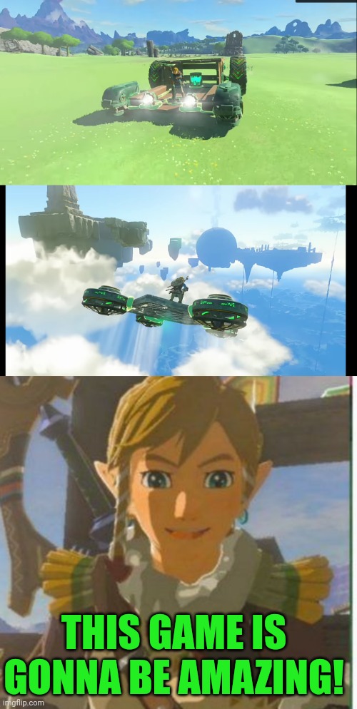 CAN'T WAIT | THIS GAME IS GONNA BE AMAZING! | image tagged in the legend of zelda,the legend of zelda breath of the wild,tears of the kingdom,nintendo switch,link | made w/ Imgflip meme maker