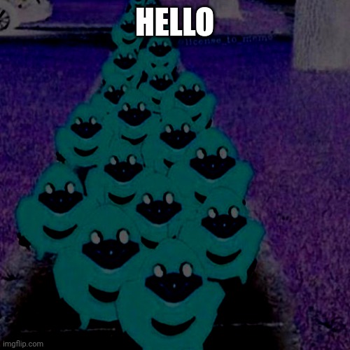 Ugandan knuckles army | HELLO | image tagged in ugandan knuckles army | made w/ Imgflip meme maker
