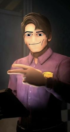 Mike Afton roblox face Blank Meme Template