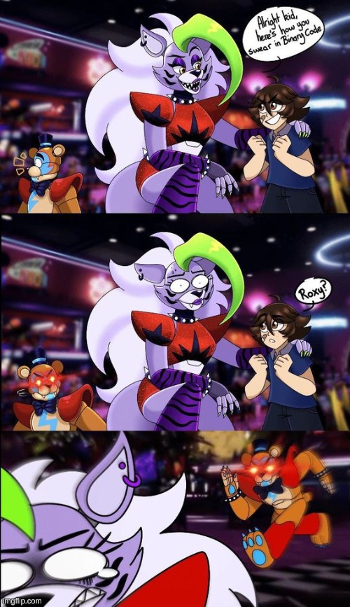 I can actually see this happening | image tagged in fnaf,fnaf security breach | made w/ Imgflip meme maker