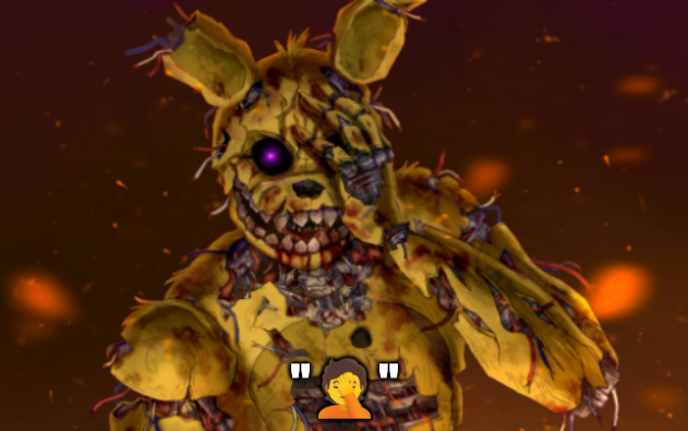 Springtrap face palm Blank Meme Template