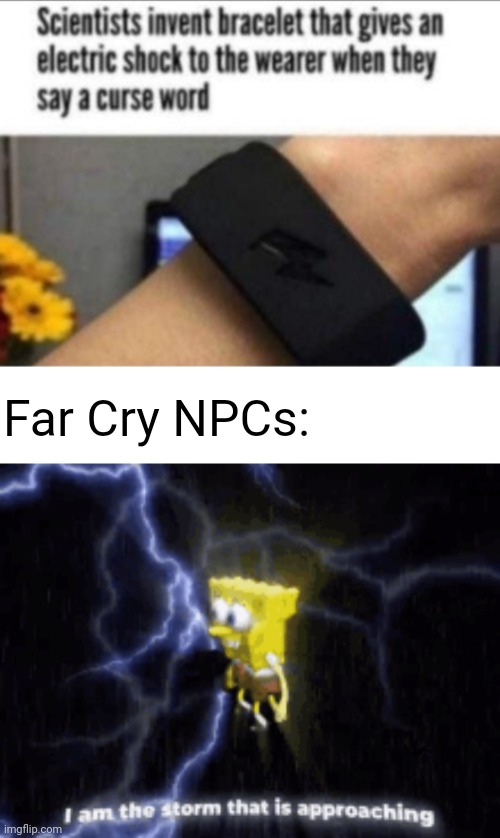 Provoking black clouds in isolation | Far Cry NPCs: | image tagged in i am reclaimer of my name,born in flames,i have been blessed,my family crest is a demon of death | made w/ Imgflip meme maker
