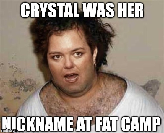 CRYSTAL WAS HER NICKNAME AT FAT CAMP | made w/ Imgflip meme maker
