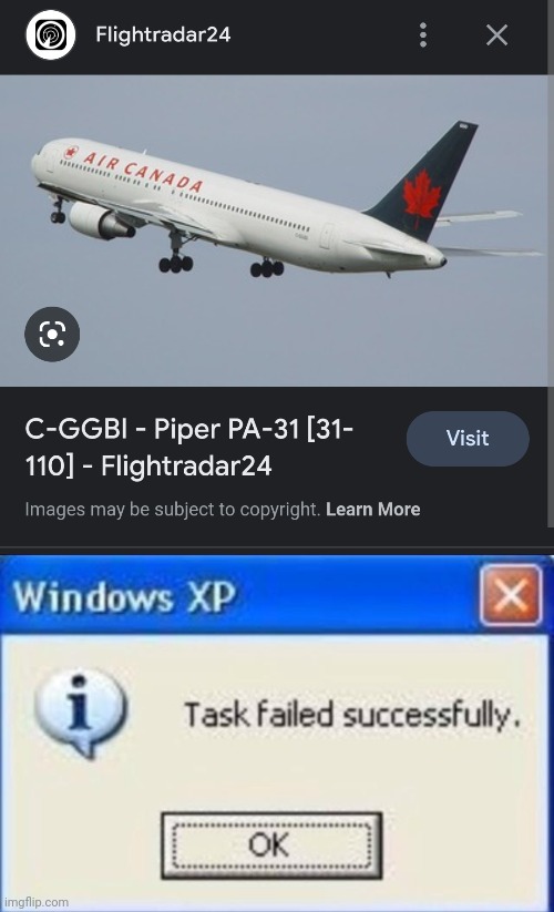 Flightradar24 gets a stroke | image tagged in windows xp,task failed successfully,you had one job | made w/ Imgflip meme maker
