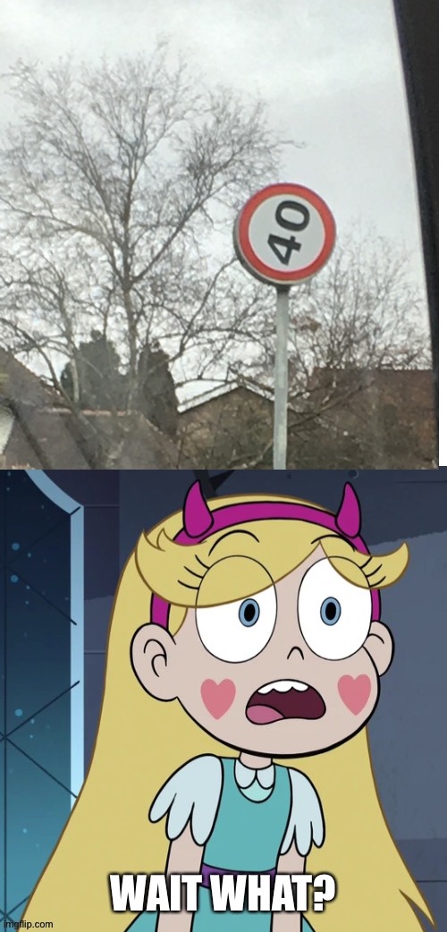 Goofy speed limit (I actually took this photo) | image tagged in star butterfly wait what,speed limit,you had one job,memes | made w/ Imgflip meme maker