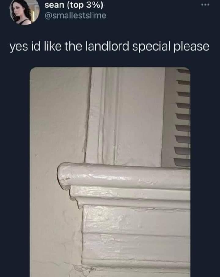The landlord special Blank Meme Template