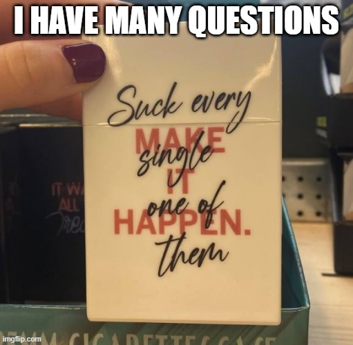 Definitely Miss | I HAVE MANY QUESTIONS | image tagged in you had one job | made w/ Imgflip meme maker