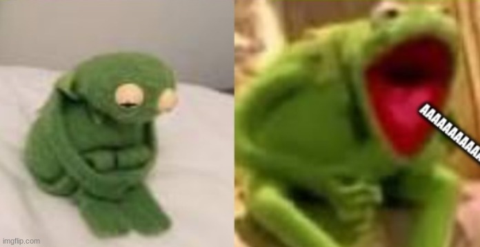 Kermit Screaming | image tagged in kermit screaming | made w/ Imgflip meme maker