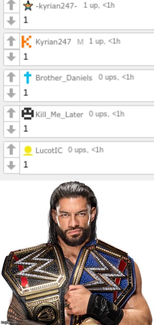 Roman Reigns Lore (we the ones) | made w/ Imgflip meme maker