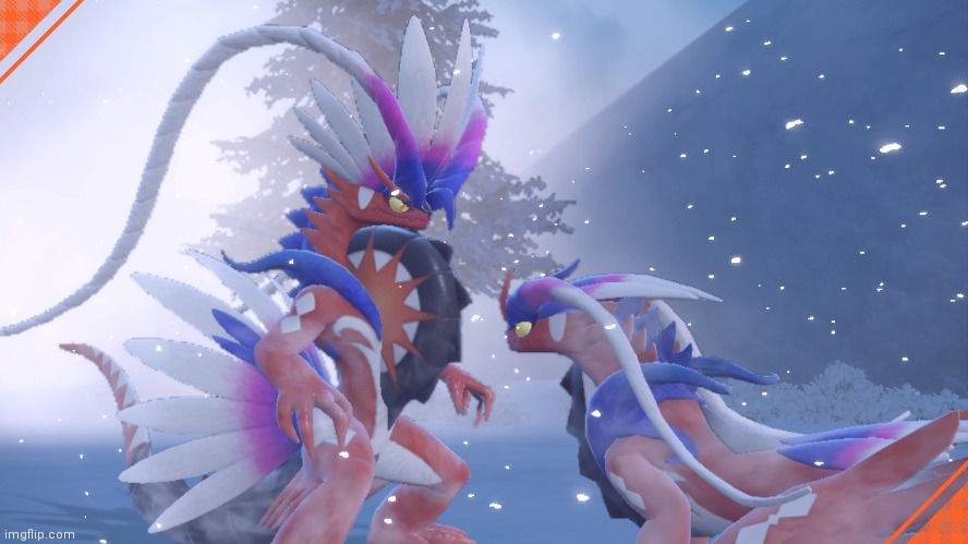 Rai-Rai (right) meets its Rai-Rival (left), c. February 2023 | made w/ Imgflip meme maker