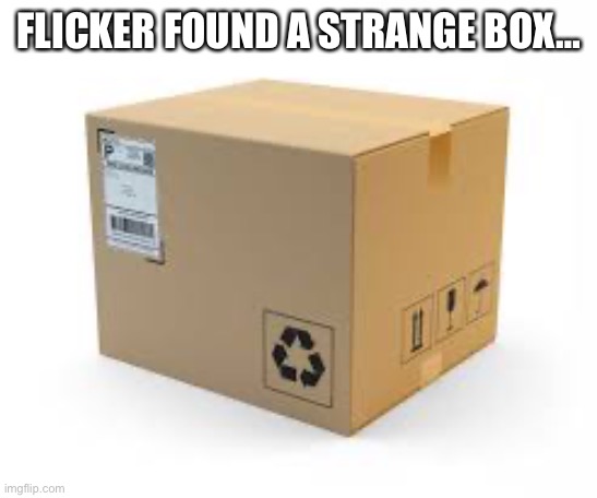 FLICKER FOUND A STRANGE BOX… | made w/ Imgflip meme maker