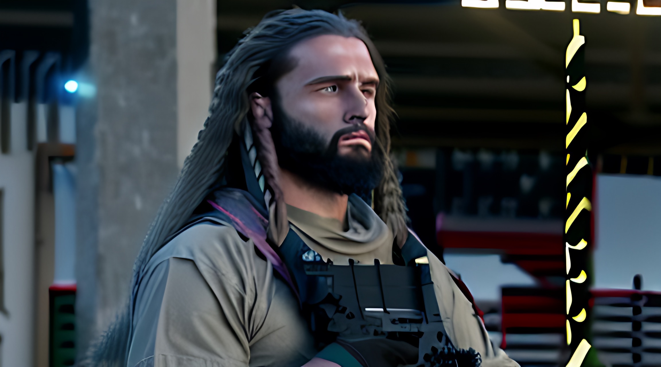 Gigachad Tactical Jesus Blank Meme Template