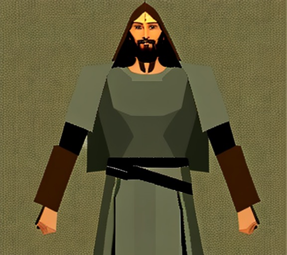 High Quality Low poly Jesus Blank Meme Template
