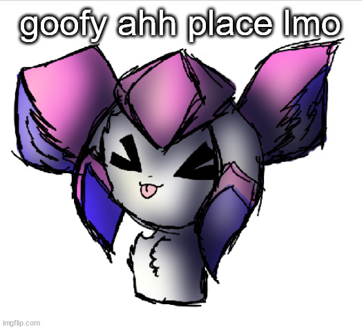 sylceon drawn by taeemi |  goofy ahh place lmo | image tagged in sylceon drawn by taeemi | made w/ Imgflip meme maker